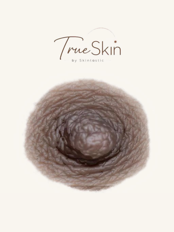 Cold brown, male nipple