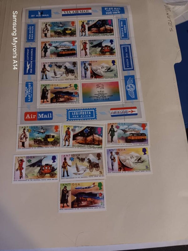 Antigua 334-340a MLH