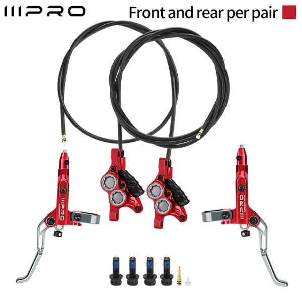 IIIPRO E4 C5X4 Ultralight 4 Piston Bicycle Hydraulic Brake pair