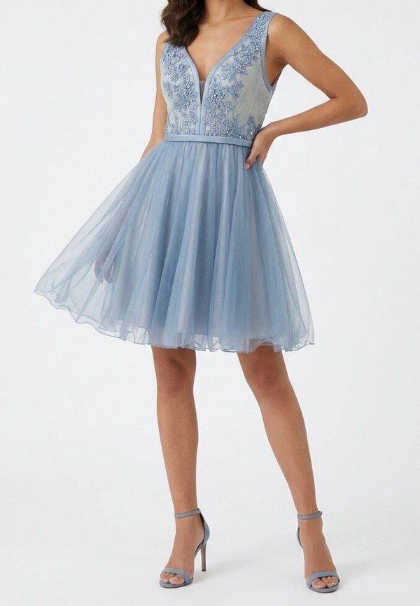 Vestido corto de fiesta MIDI-C9213