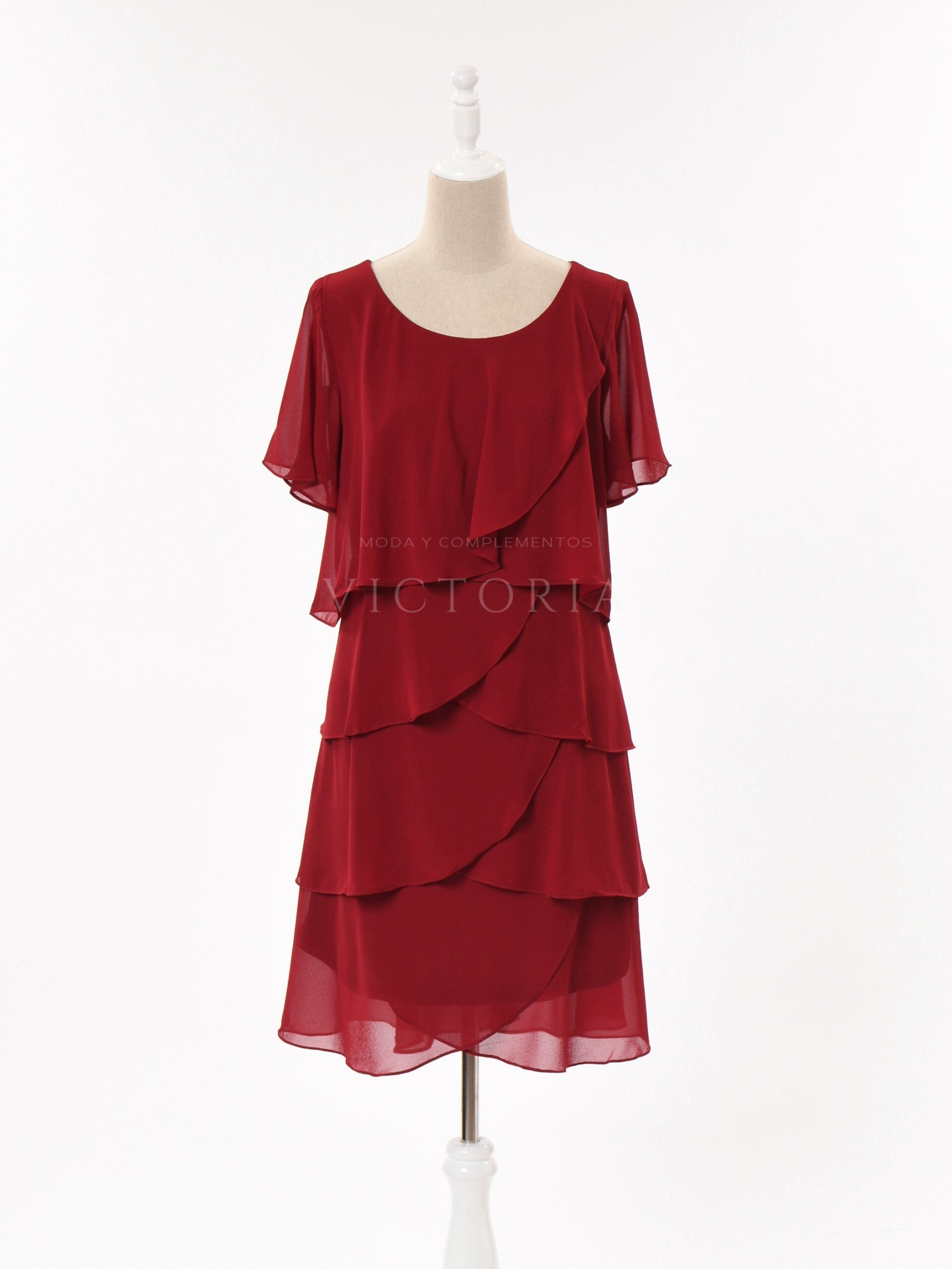 Vestido corto de fiesta MIDI-CF8343 1