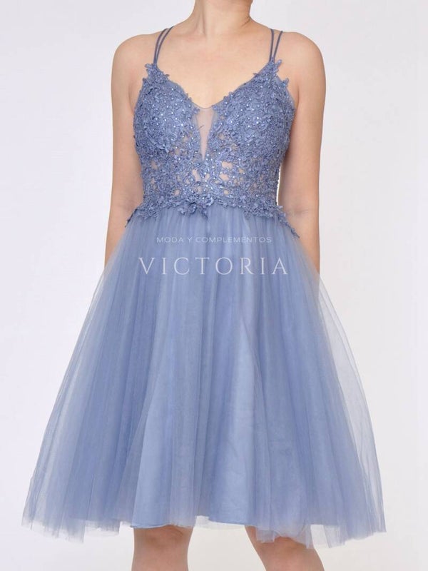 Vestido corto de fiesta MIDI-CFP99655