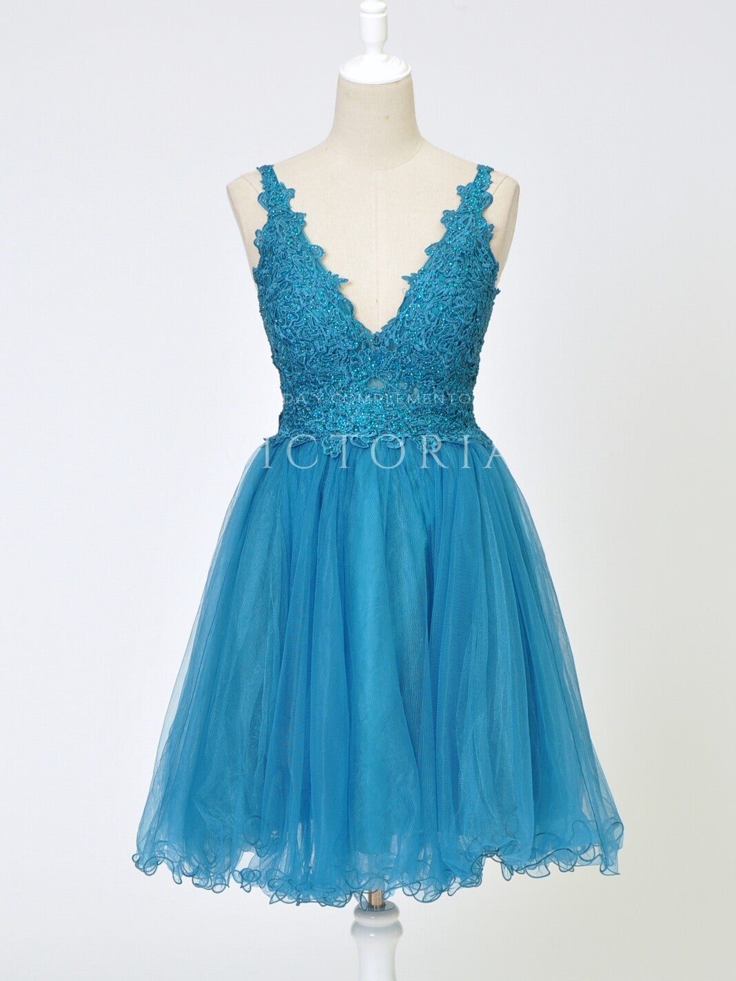 Vestido corto de fiesta MIDI-D8901