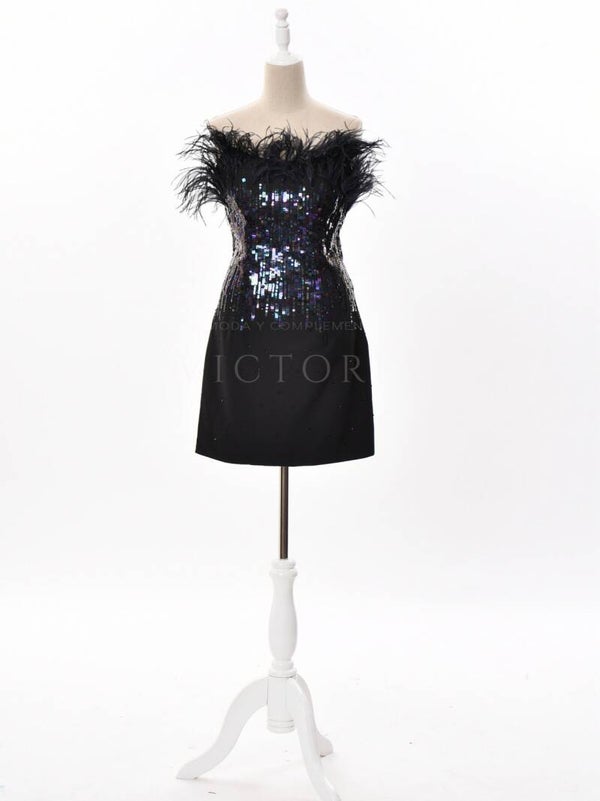Vestido corto de fiesta MIDI-DK6356
