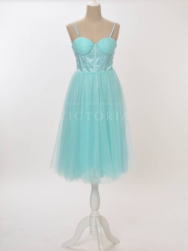 Vestido corto de fiesta MIDI-DKC1169