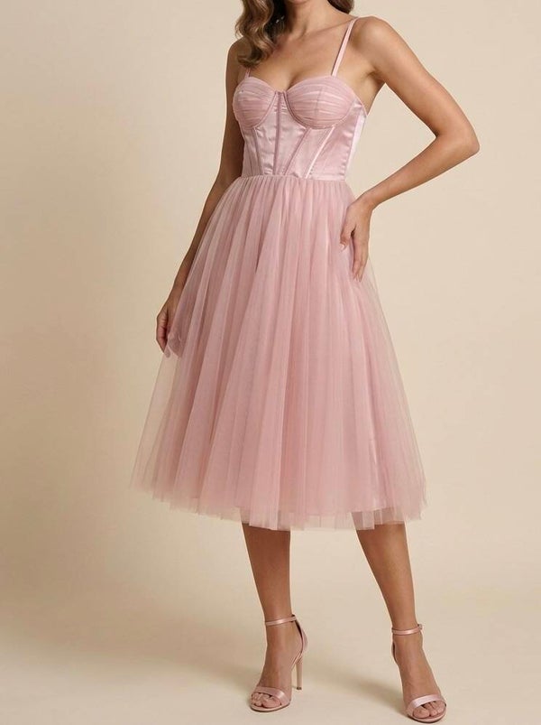 Vestido corto de fiesta MIDI-EHM2327