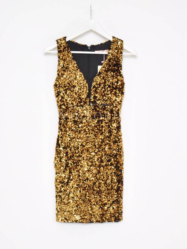 Vestido corto de fiesta MIDI-HM2339