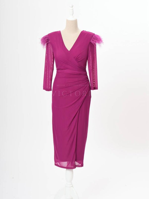 Vestido corto de fiesta MIDI-JR22339