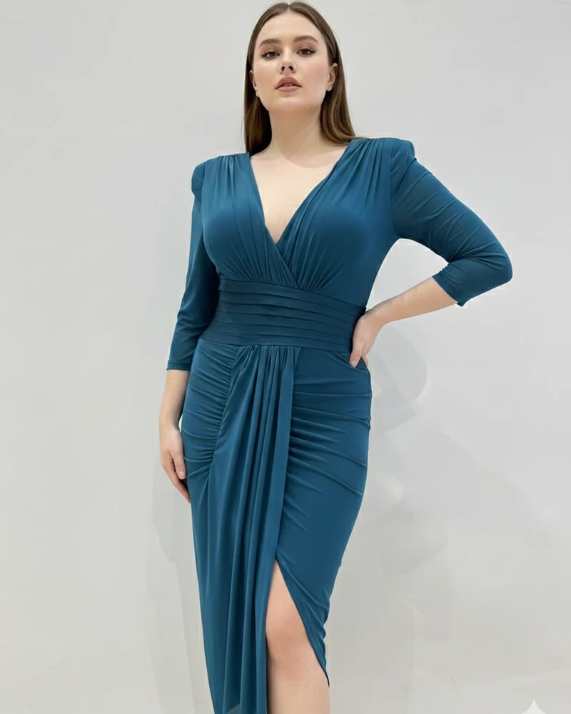 Vestido Midi Drapeado TGM2606