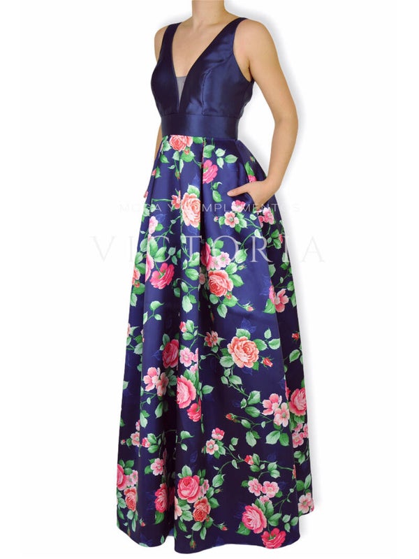 Vestido largo de fiesta VL-535006