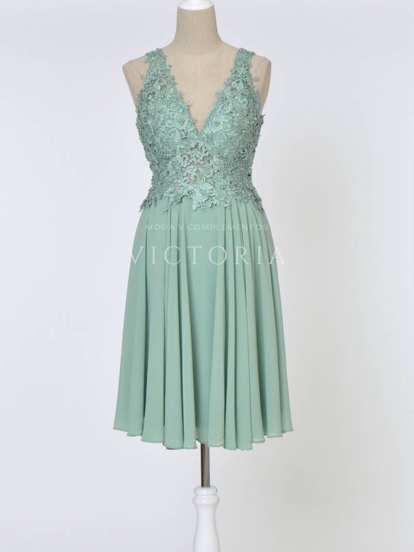 Vestido corto de fiesta MIDI-C9305