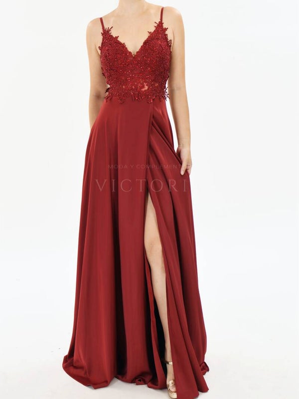 Vestido largo de fiesta VL-C9387