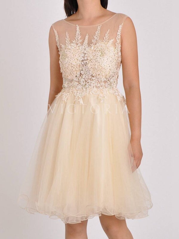 Vestido corto de fiesta MIDI-D8732