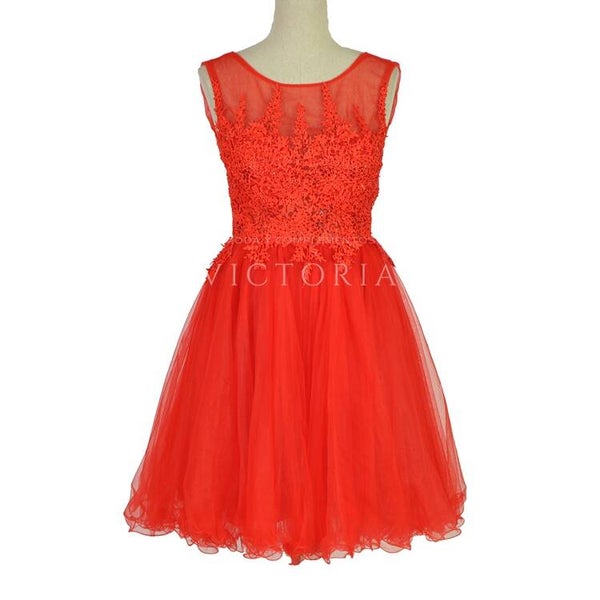 Vestido corto de fiesta MIDI-D8732