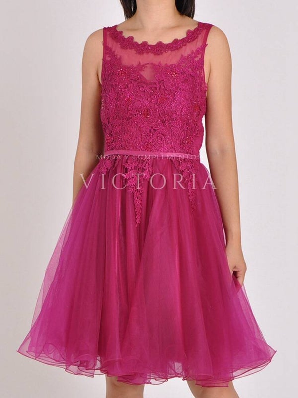 Vestido corto de fiesta MIDI-D8920