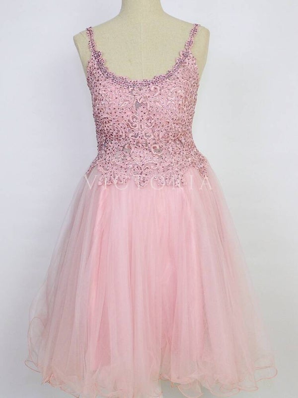 Vestido corto de fiesta MIDI-D8927