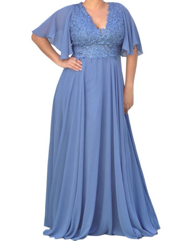 Vestido de fiesta talla grande VLTG-D8939