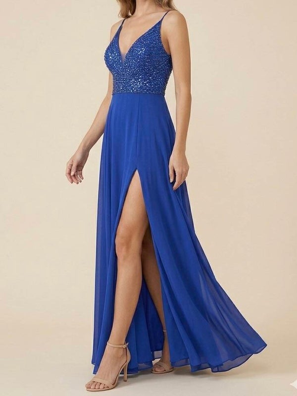 Vestido largo de fiesta VL-DCP023