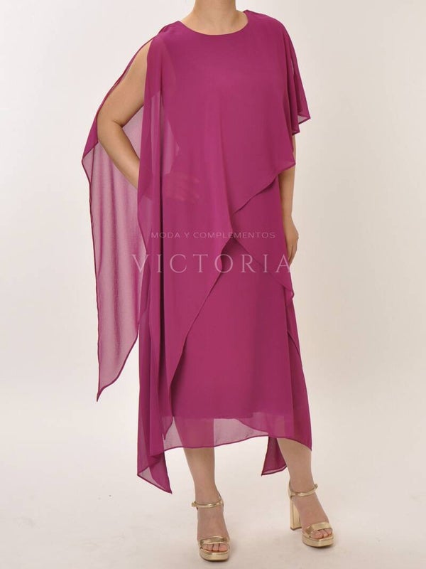 Vestido de fiesta talla grande VLTG-DKC8180