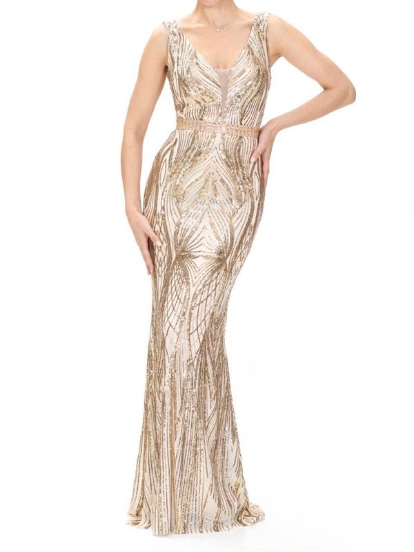 Vestido largo de fiesta VL-DKJ6030