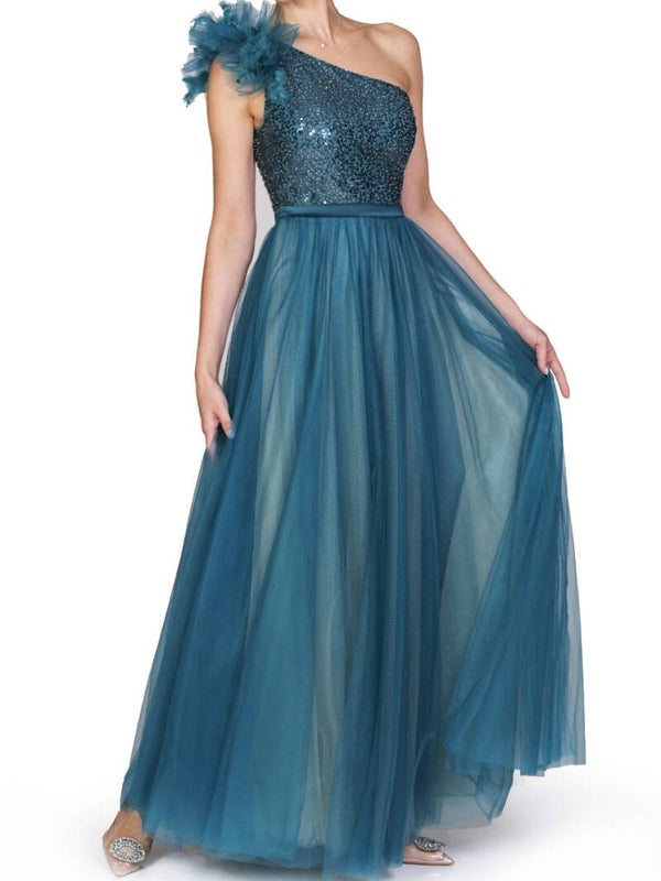Vestido largo de fiesta VL-DKJ6035