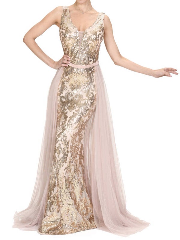 Vestido largo de fiesta VL-DKJ6040