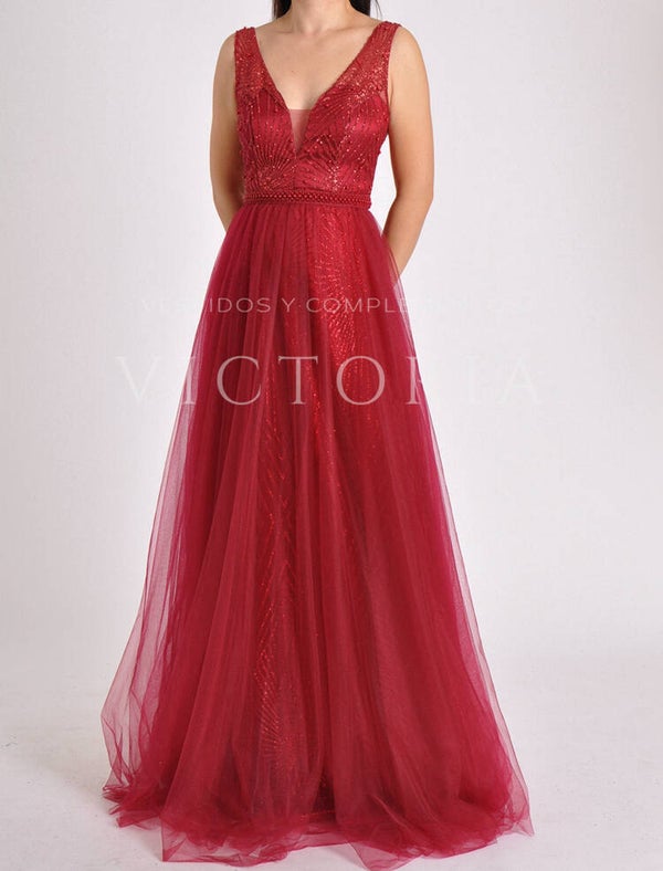 Vestido largo de fiesta VL-EHM2185
