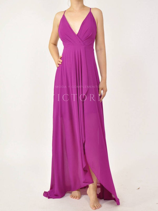 Vestido largo de fiesta VL-JR19035