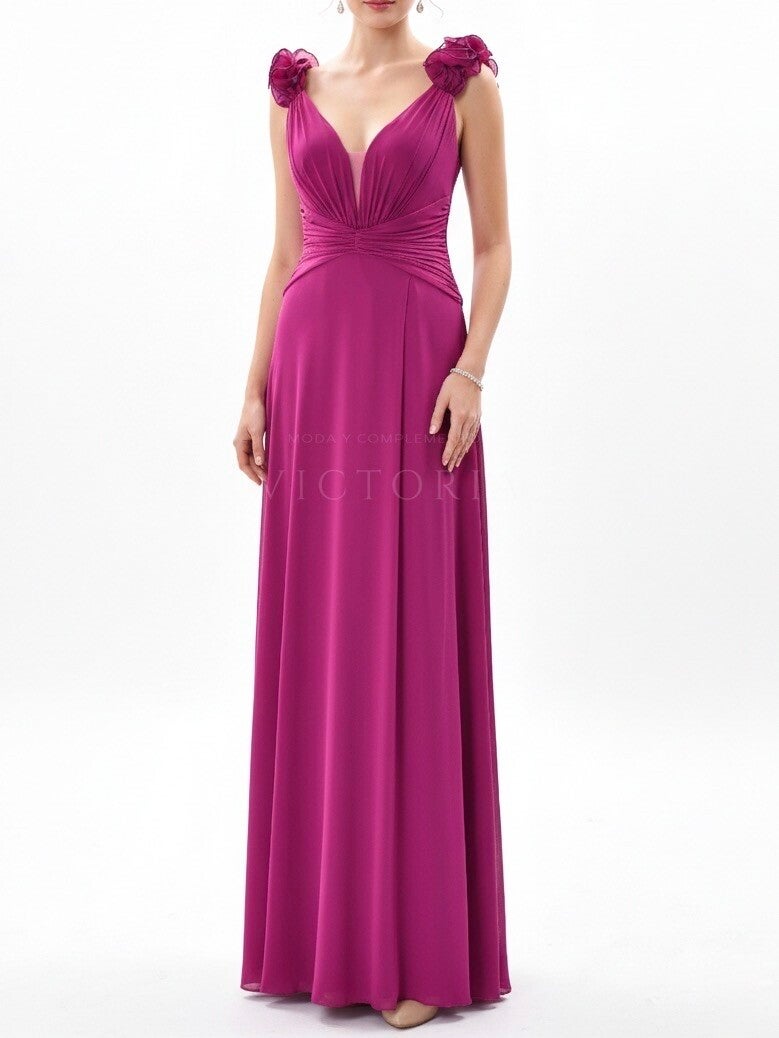 Vestido largo de fiesta VL-JR25267