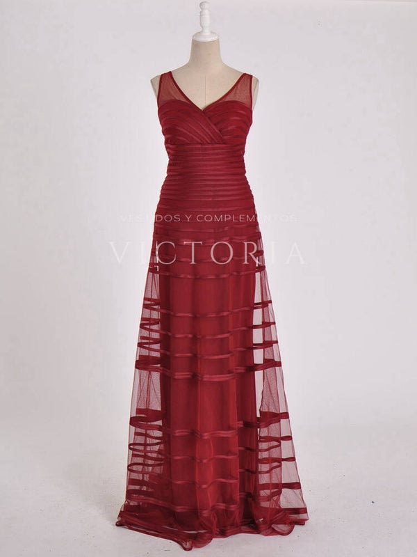Vestido largo de fiesta VL-P16089 SAXL