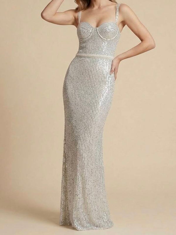 Vestido largo de fiesta VL-SK21257
