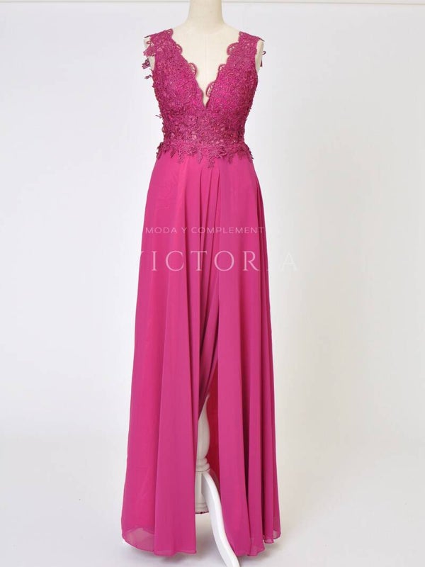 Vestido de fiesta talla grande VLTG-D8657 XLA5XL