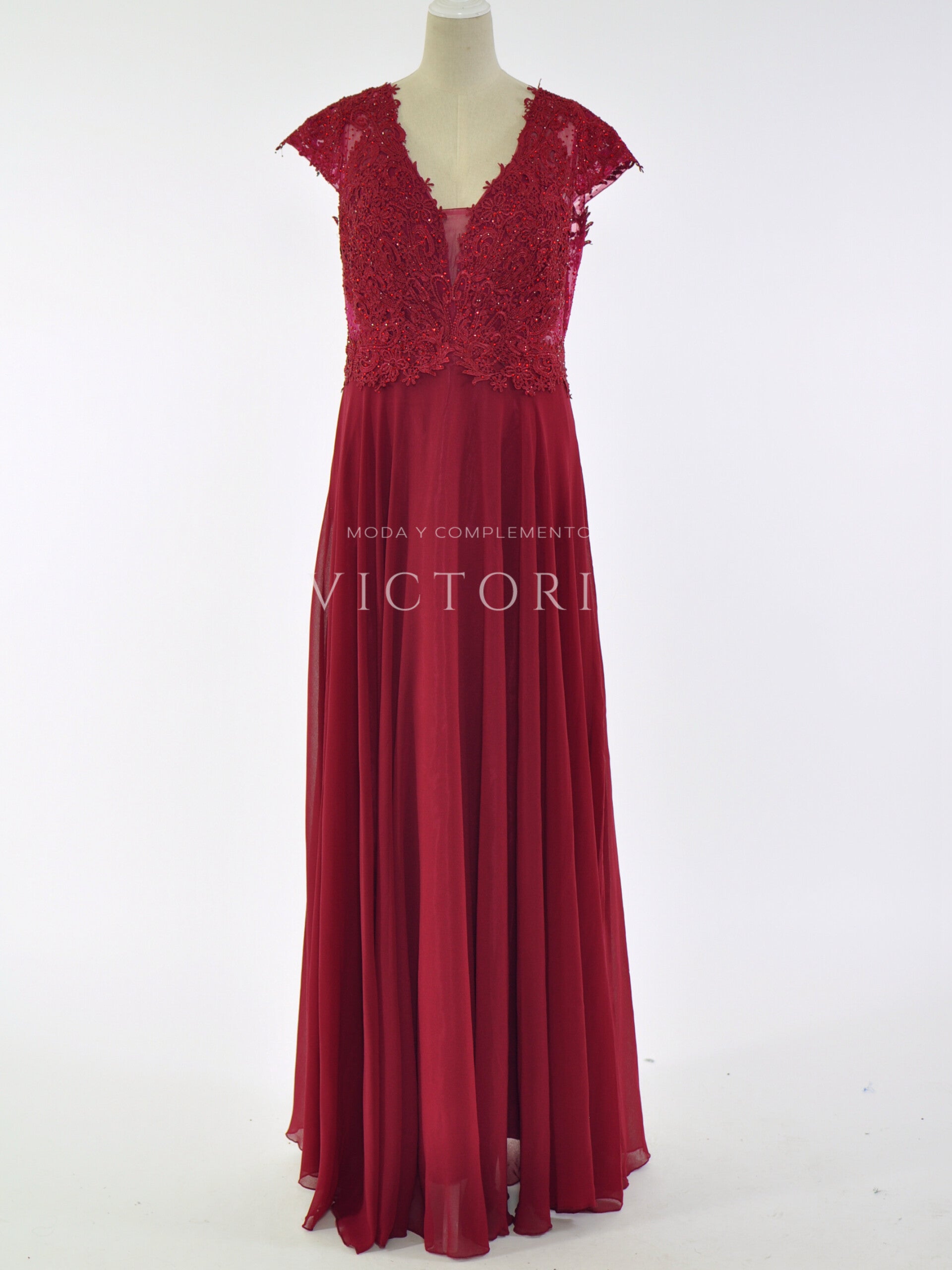 Vestido de fiesta talla grande VLTG-D8891