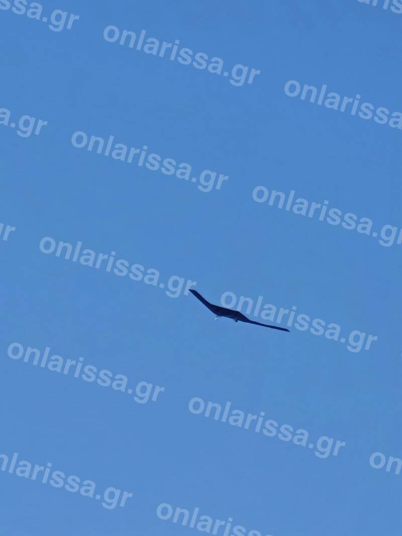 RQ-180 Landing in Larissa, Greece