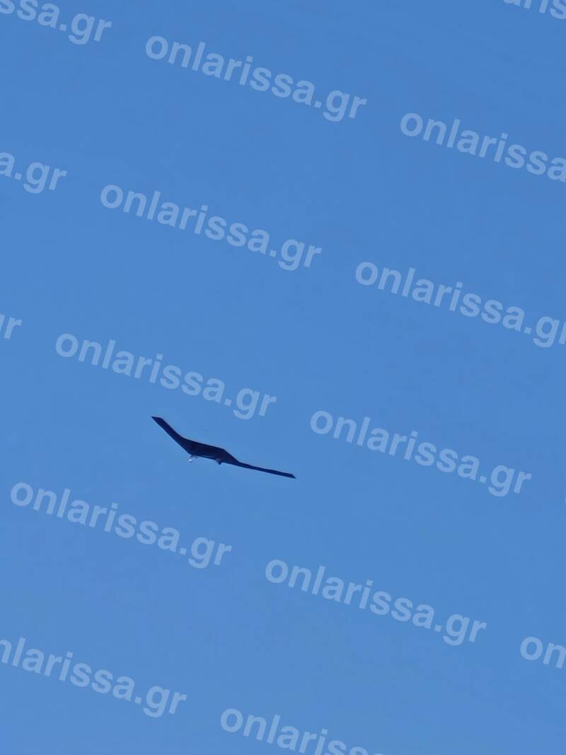 RQ-180 Landing in Larissa, Greece