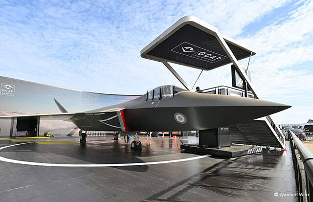 Full-Scale Mock-Up of GCAP Fighter