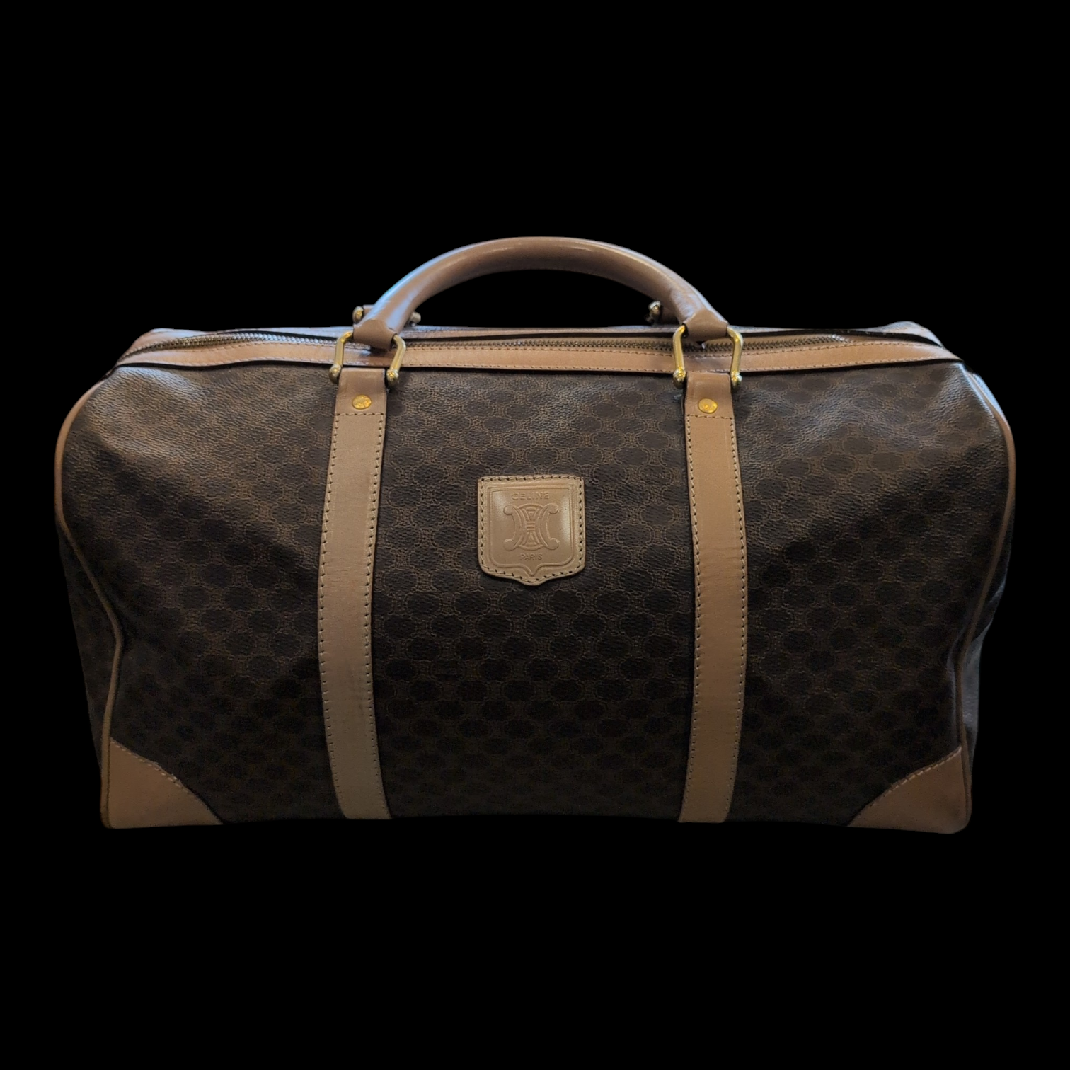 Céline Macadam — Sac Boston vintage — Authentique