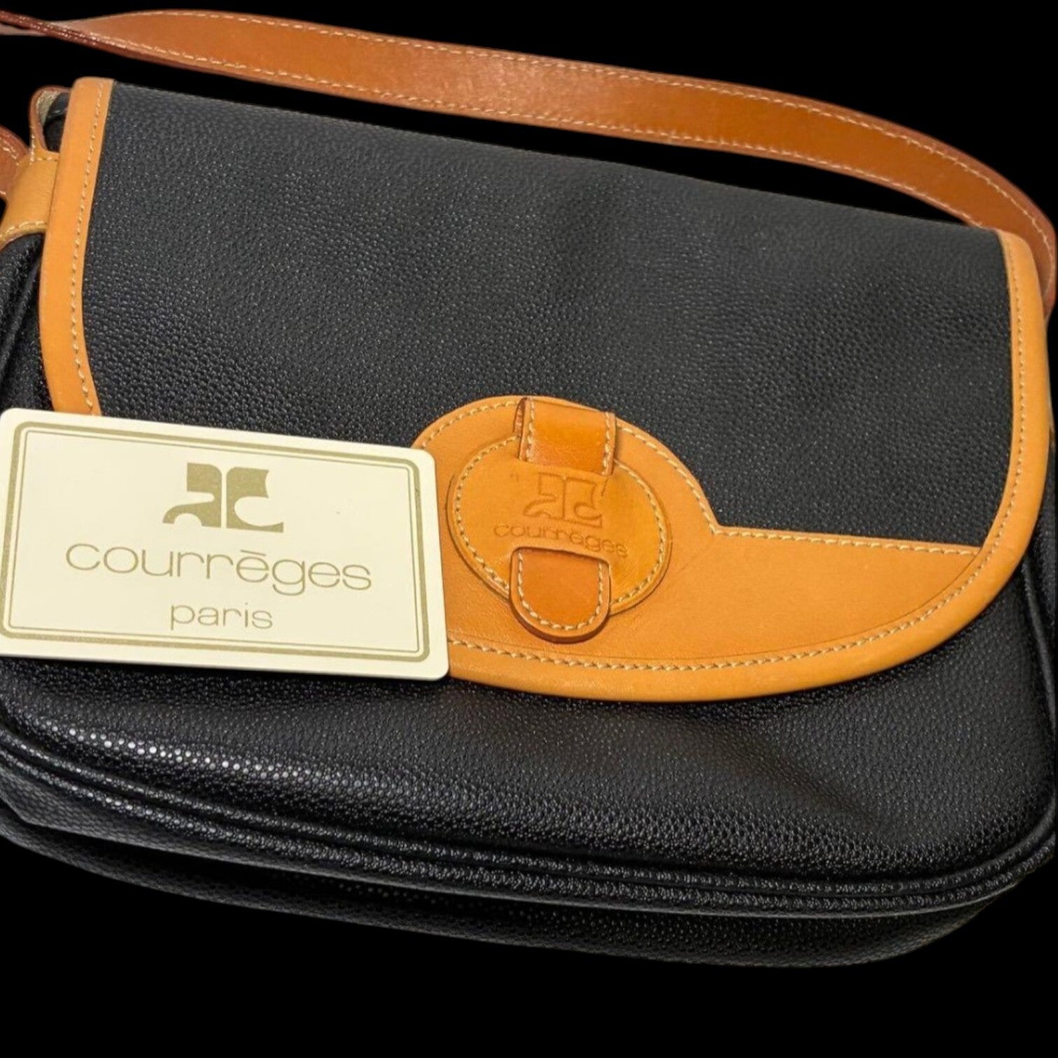 Sac bandoulière vintage Courrèges