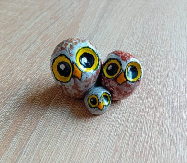 Beeldje Familie uil