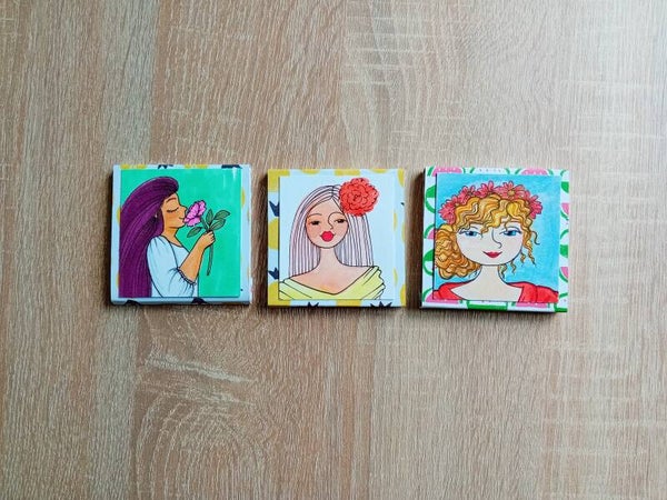 Mini boekje met originele illustraties