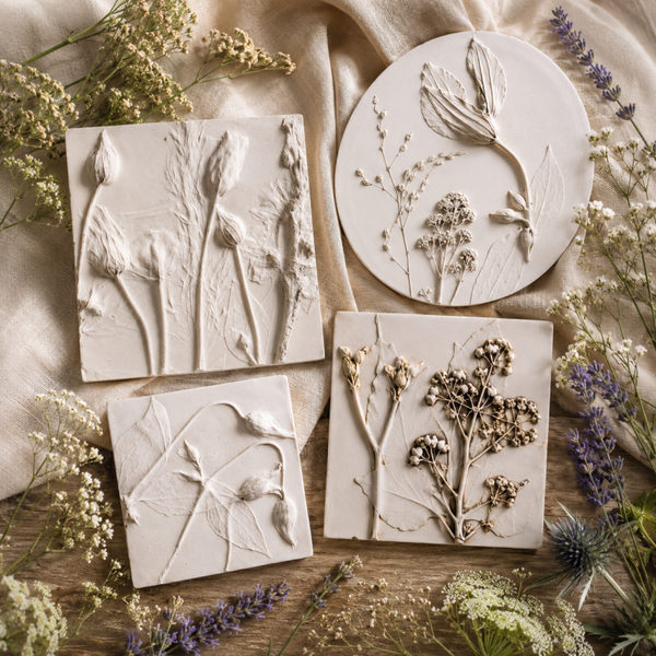 Workshop botanische gipstegel maken