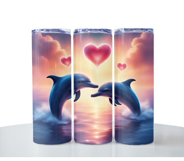 Delfin Tumbler Wrap Bundle – 8 digitale 20oz Sublimation Designs