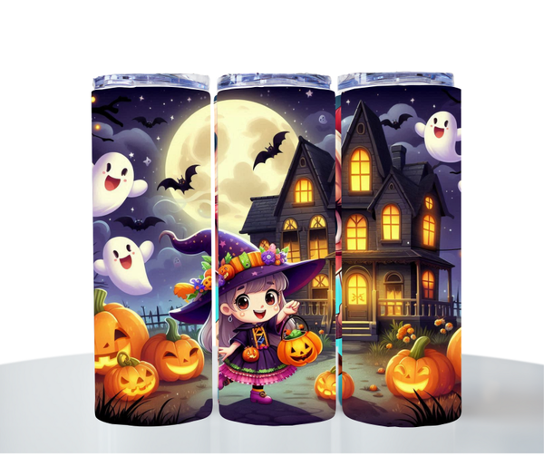 🎃 Magische Halloween-Tumbler Designs – 8 digitale Motive voller Zauber ✨