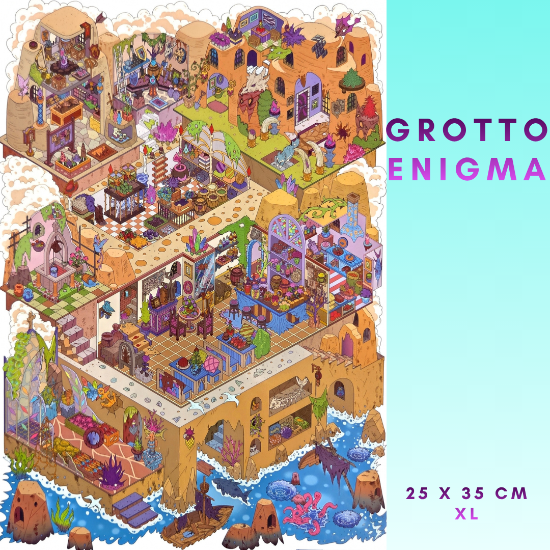 Grotto Enigma - DIY Sticker Scene