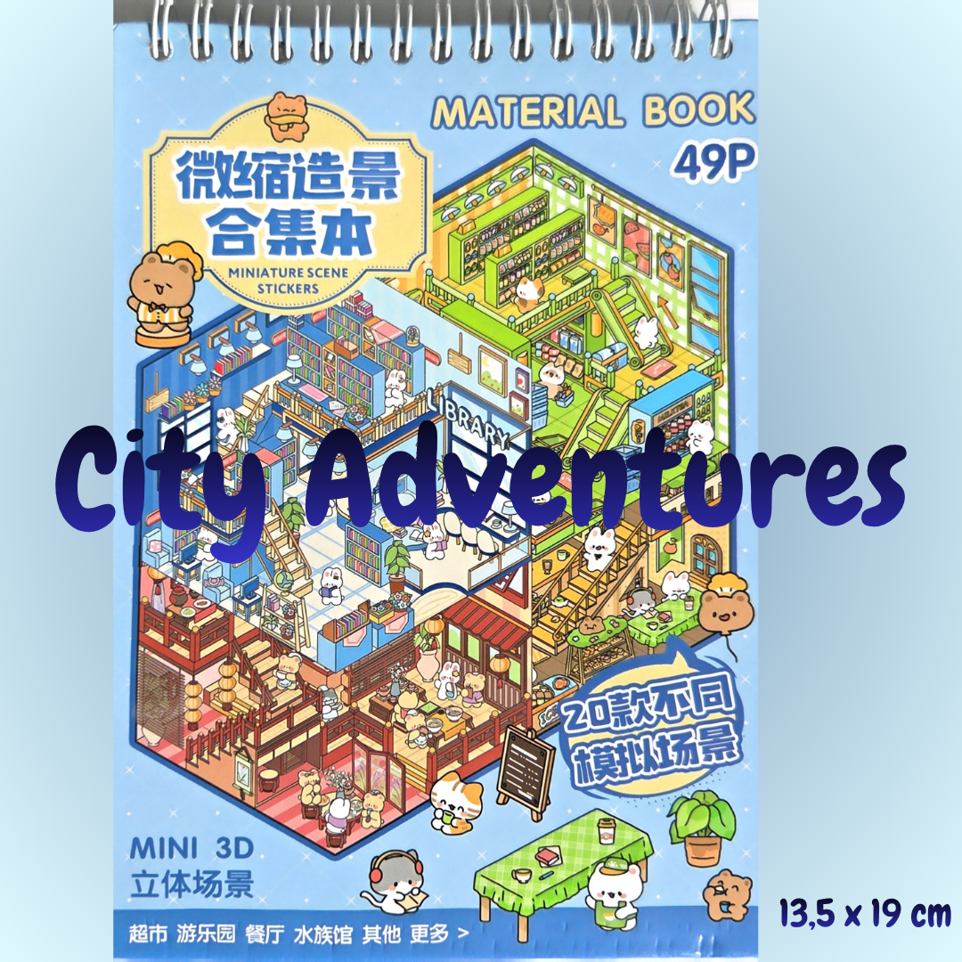 City Adventures - DIY Sticker Book