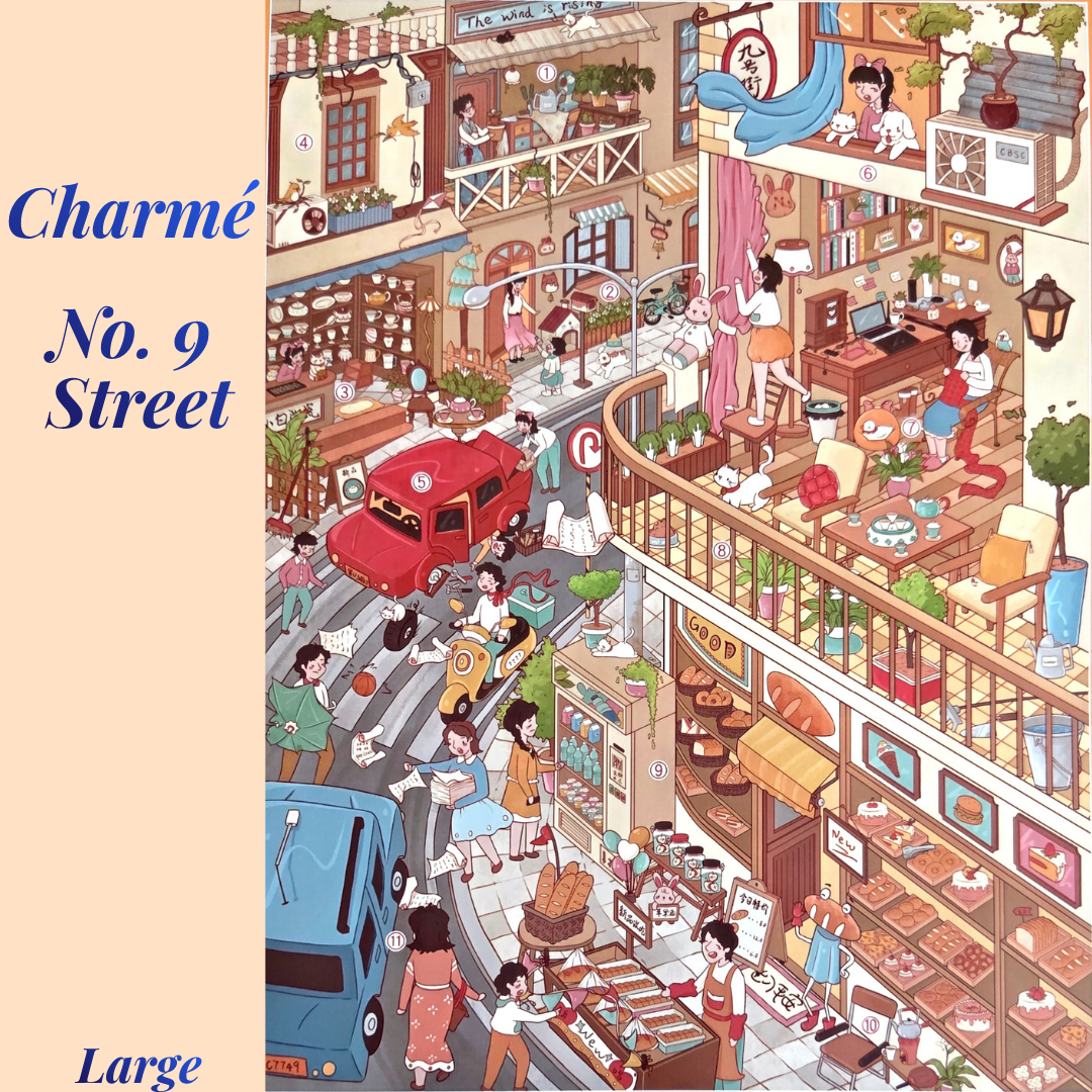 Charmé No. 9 Street - DIY Sticker Scene