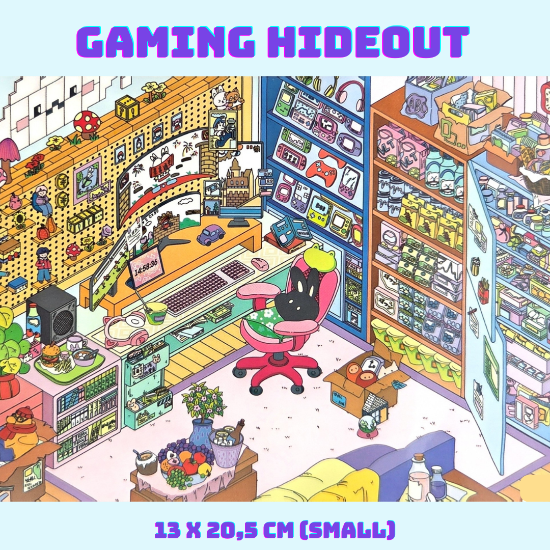 Gaming Hideout - DIY Sticker Scene