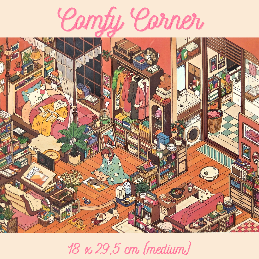 Comfy Corner - DIY Sticker Scene