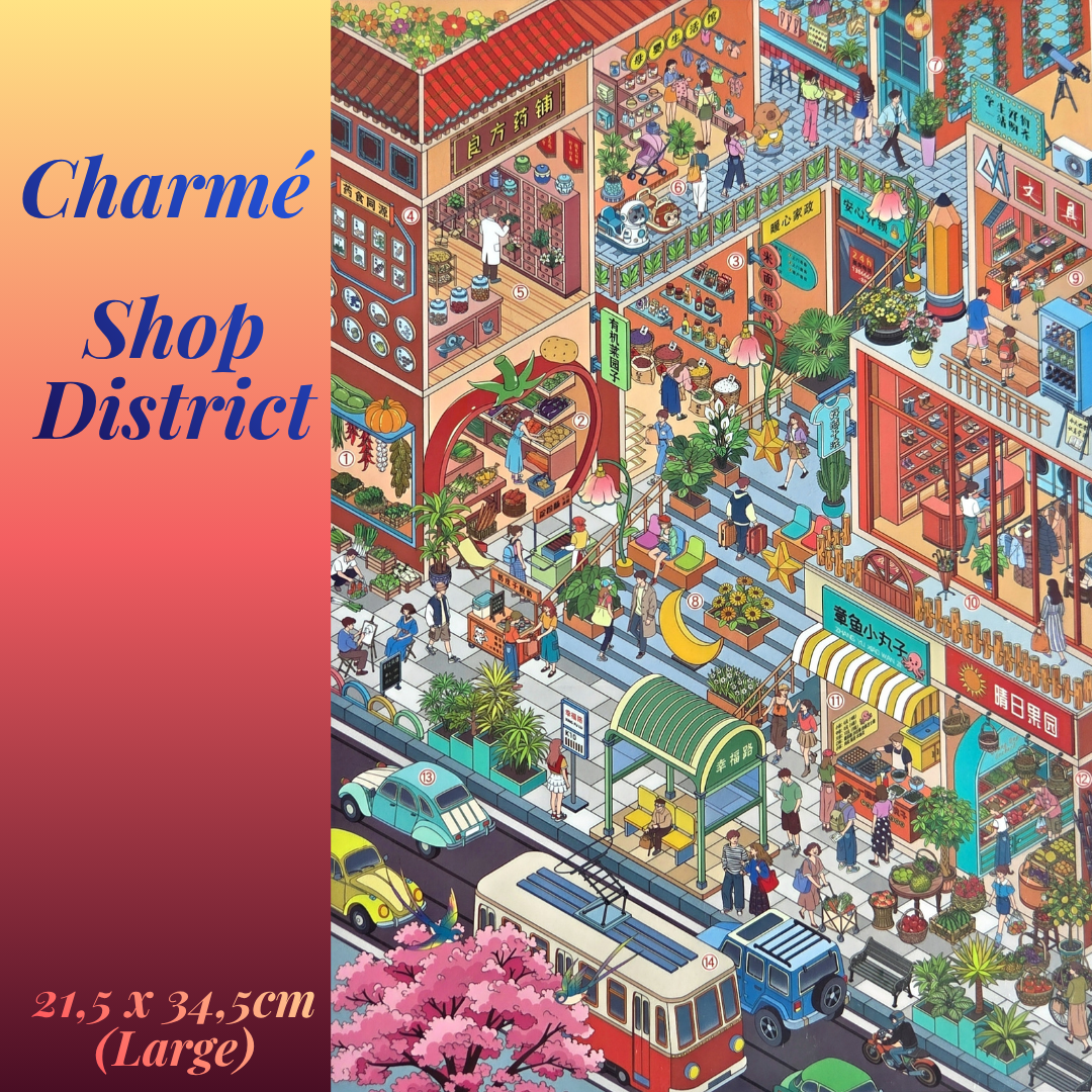 Charmé Shop District - DIY Sticker Scene