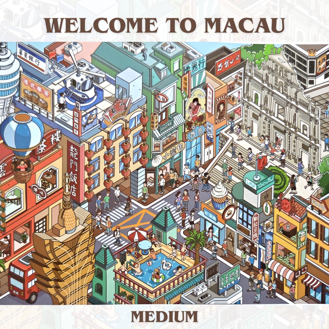 Welcome to Macau - DIY Sticker Scene